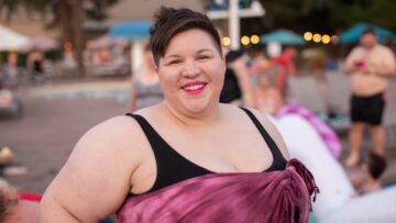 Photo plus size woman