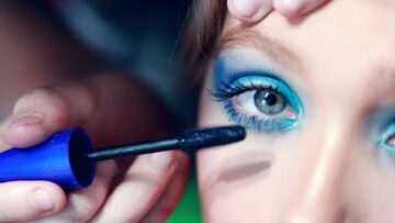 Photo blue makeup